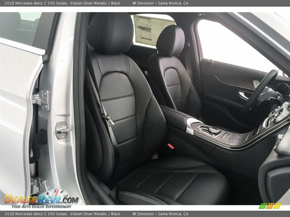 2018 Mercedes-Benz C 300 Sedan Iridium Silver Metallic / Black Photo #2