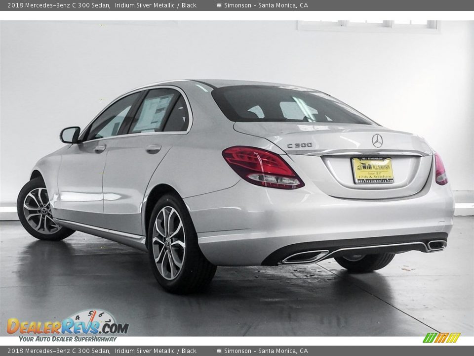2018 Mercedes-Benz C 300 Sedan Iridium Silver Metallic / Black Photo #3