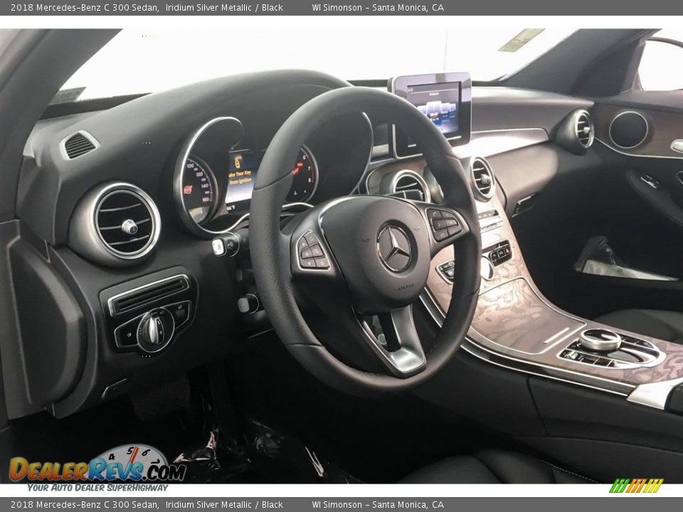 2018 Mercedes-Benz C 300 Sedan Iridium Silver Metallic / Black Photo #5