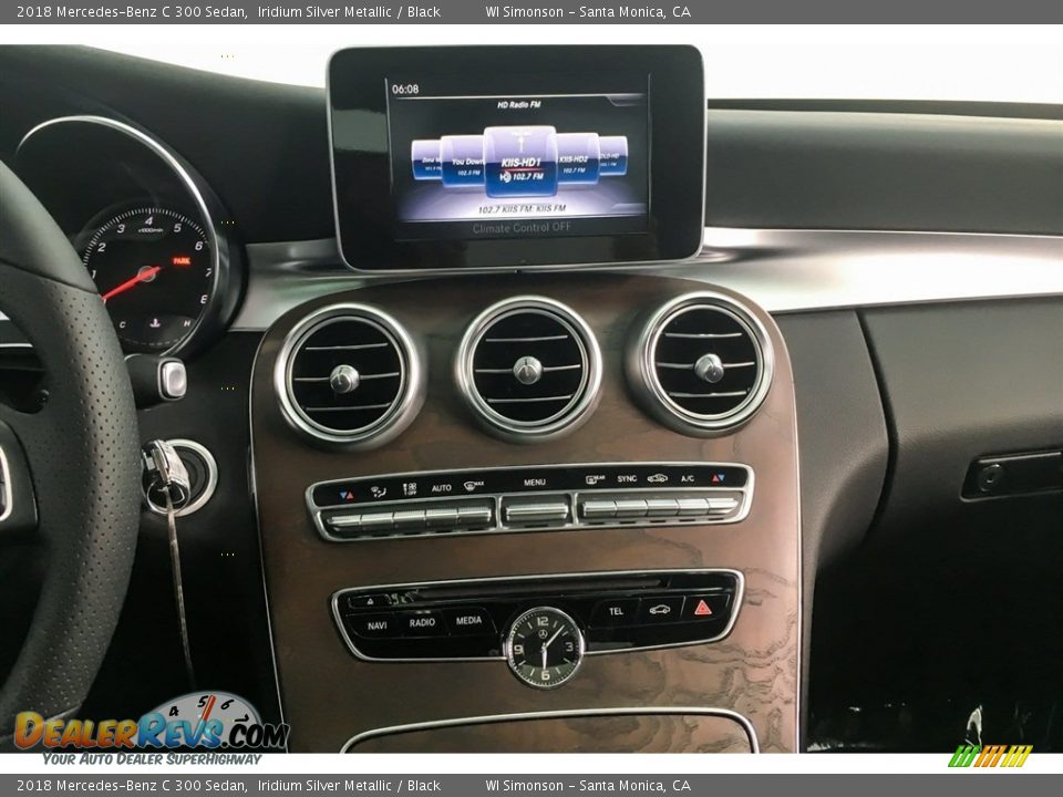 2018 Mercedes-Benz C 300 Sedan Iridium Silver Metallic / Black Photo #6