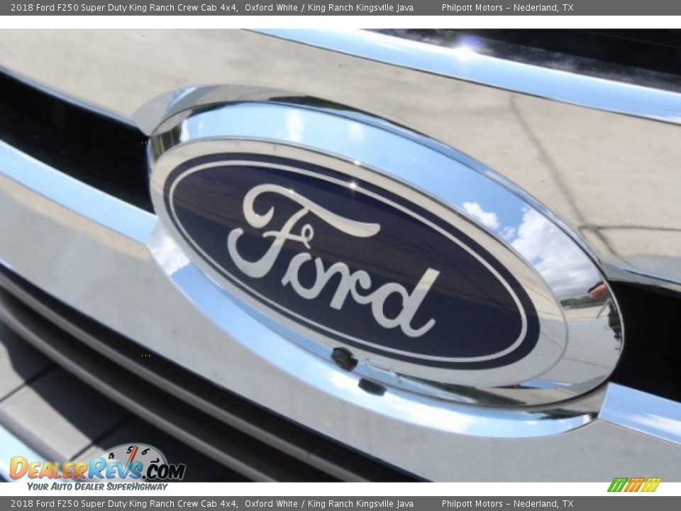 2018 Ford F250 Super Duty King Ranch Crew Cab 4x4 Oxford White / King Ranch Kingsville Java Photo #4