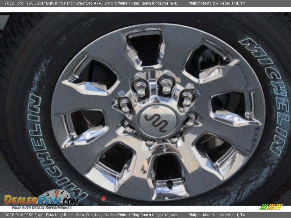 2018 Ford F250 Super Duty King Ranch Crew Cab 4x4 Oxford White / King Ranch Kingsville Java Photo #6