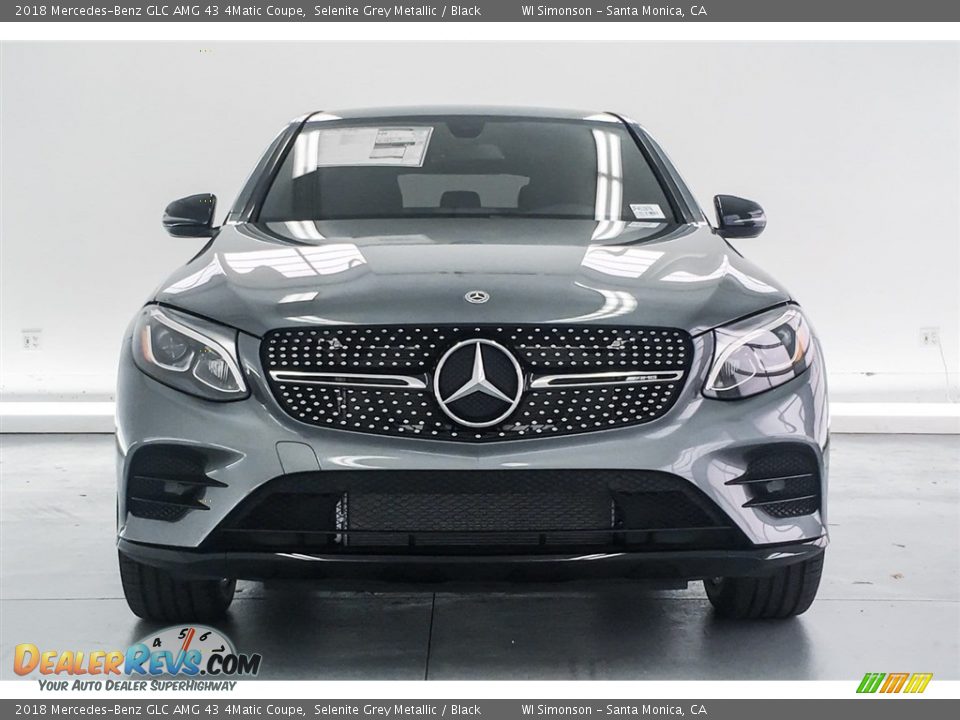 2018 Mercedes-Benz GLC AMG 43 4Matic Coupe Selenite Grey Metallic / Black Photo #2