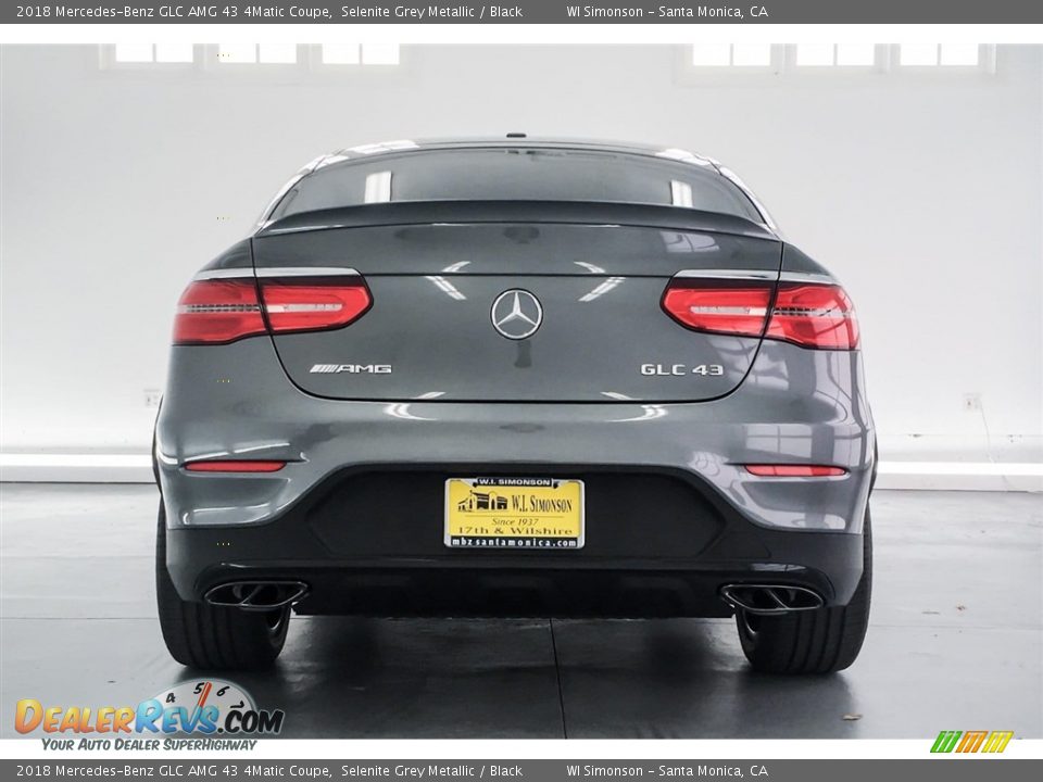 2018 Mercedes-Benz GLC AMG 43 4Matic Coupe Selenite Grey Metallic / Black Photo #3