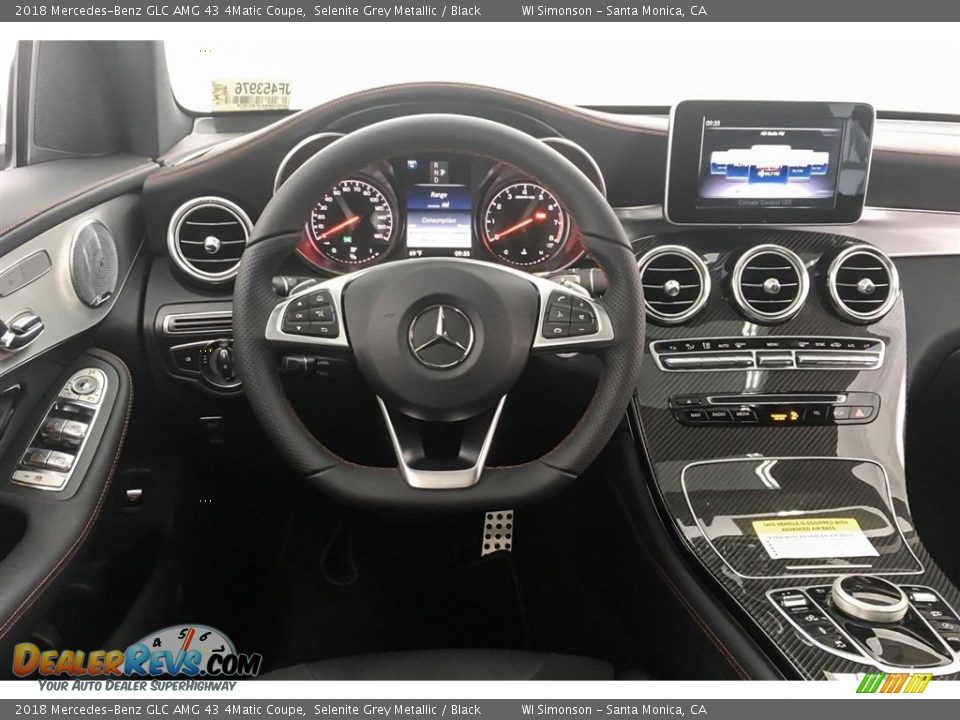 2018 Mercedes-Benz GLC AMG 43 4Matic Coupe Selenite Grey Metallic / Black Photo #4