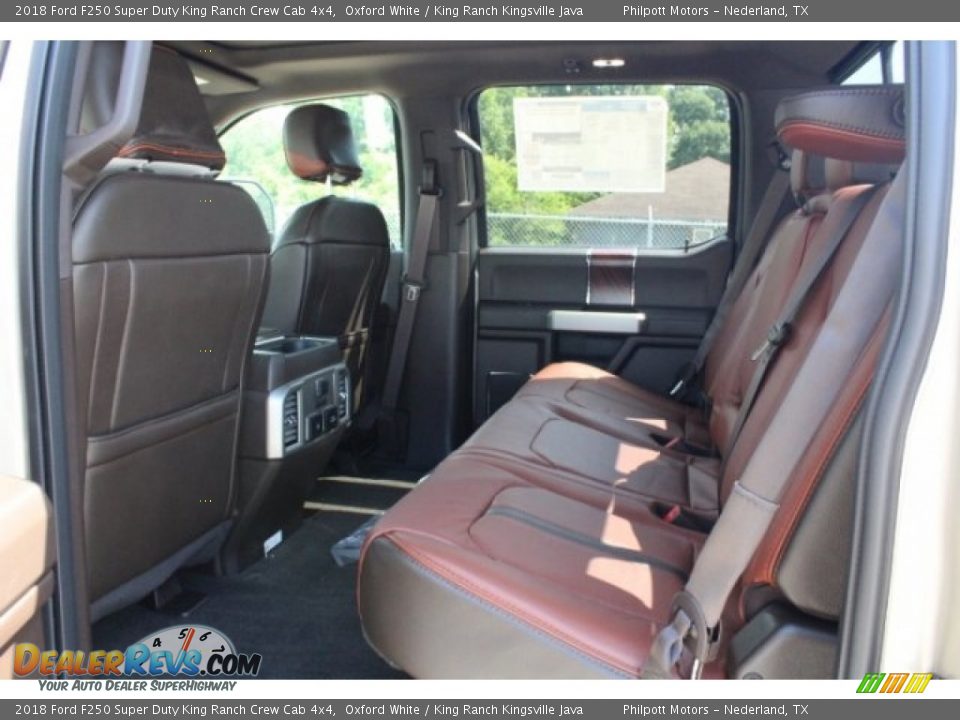 2018 Ford F250 Super Duty King Ranch Crew Cab 4x4 Oxford White / King Ranch Kingsville Java Photo #25