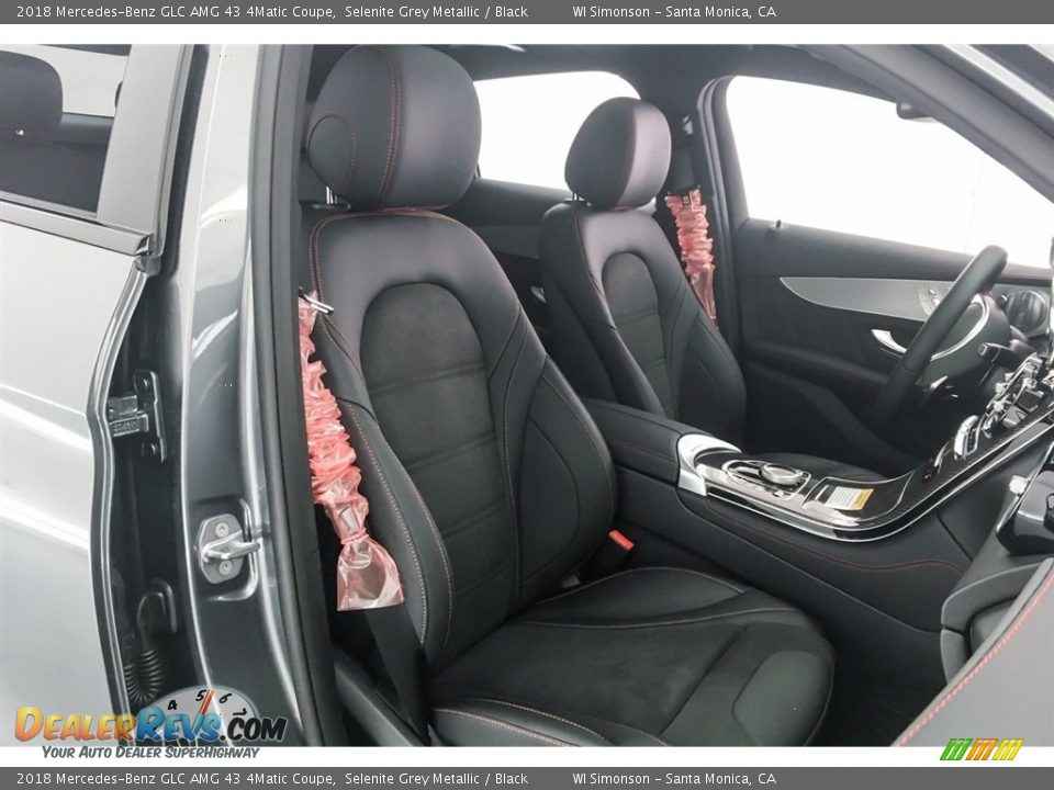 2018 Mercedes-Benz GLC AMG 43 4Matic Coupe Selenite Grey Metallic / Black Photo #6