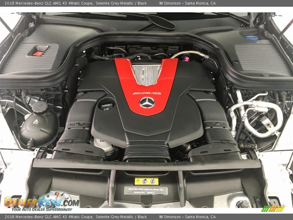 2018 Mercedes-Benz GLC AMG 43 4Matic Coupe 3.0 Liter AMG biturbo DOHC 24-Valve VVT V6 Engine Photo #9