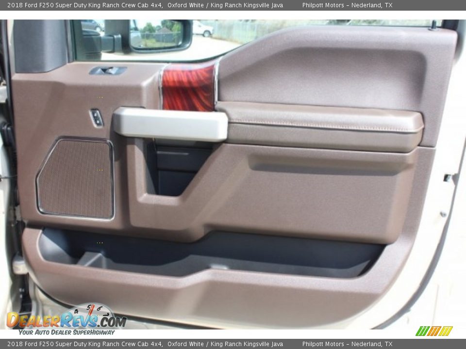 2018 Ford F250 Super Duty King Ranch Crew Cab 4x4 Oxford White / King Ranch Kingsville Java Photo #32