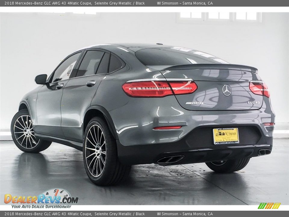 2018 Mercedes-Benz GLC AMG 43 4Matic Coupe Selenite Grey Metallic / Black Photo #10