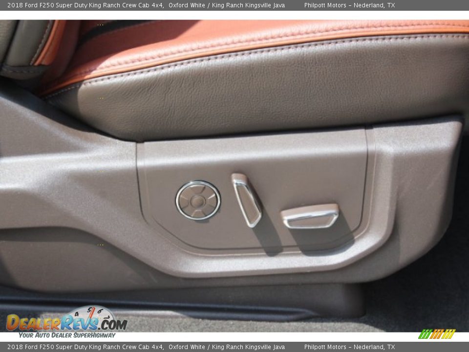 2018 Ford F250 Super Duty King Ranch Crew Cab 4x4 Oxford White / King Ranch Kingsville Java Photo #35