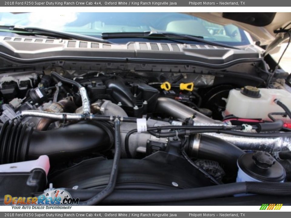 2018 Ford F250 Super Duty King Ranch Crew Cab 4x4 Oxford White / King Ranch Kingsville Java Photo #36
