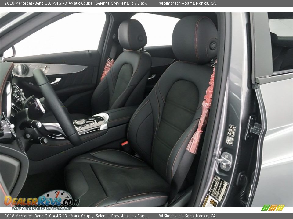 2018 Mercedes-Benz GLC AMG 43 4Matic Coupe Selenite Grey Metallic / Black Photo #14