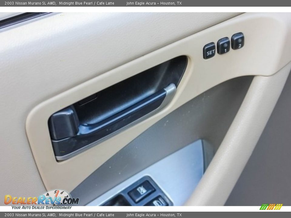 2003 Nissan Murano SL AWD Midnight Blue Pearl / Cafe Latte Photo #15