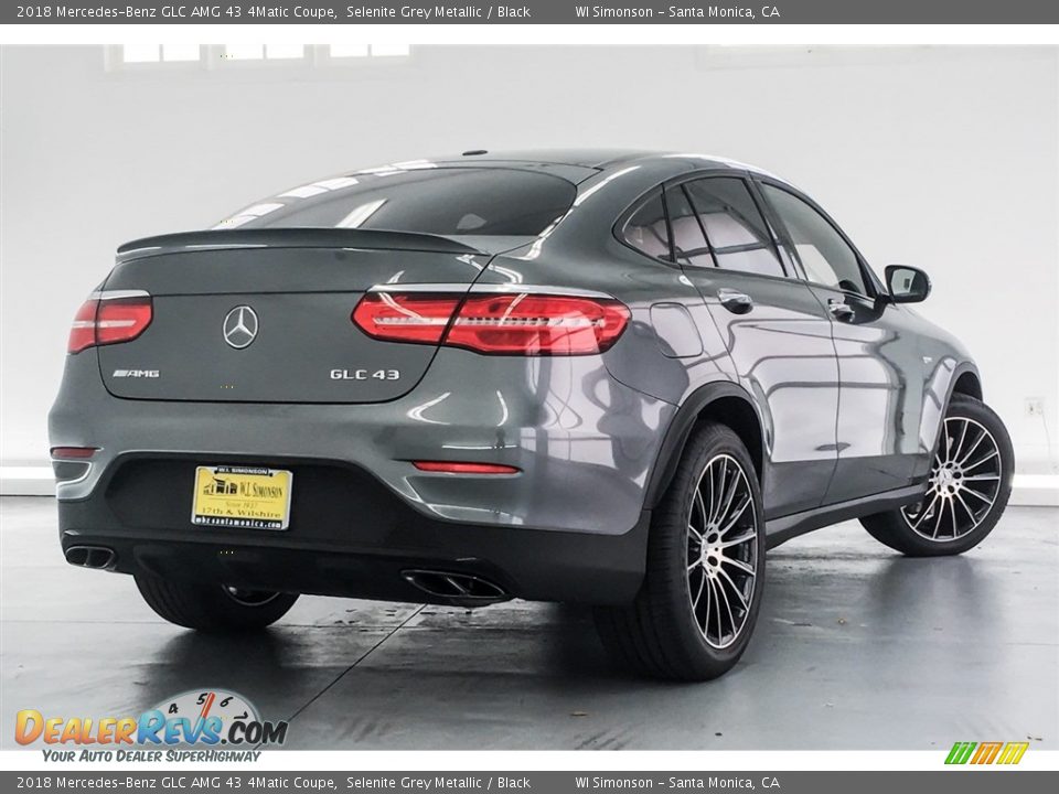 2018 Mercedes-Benz GLC AMG 43 4Matic Coupe Selenite Grey Metallic / Black Photo #16