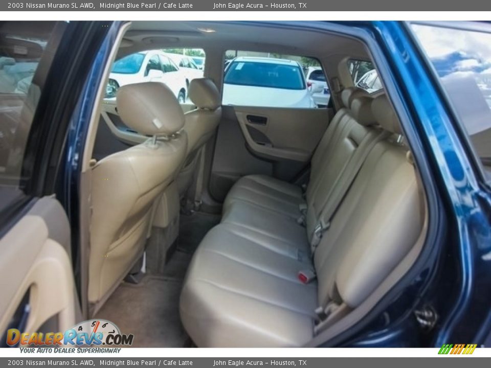 2003 Nissan Murano SL AWD Midnight Blue Pearl / Cafe Latte Photo #20