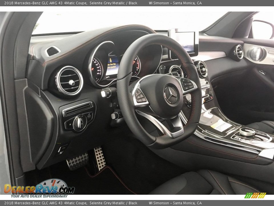 2018 Mercedes-Benz GLC AMG 43 4Matic Coupe Selenite Grey Metallic / Black Photo #20