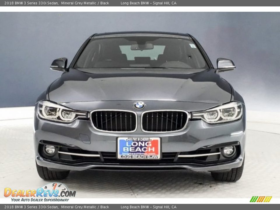 2018 BMW 3 Series 330i Sedan Mineral Grey Metallic / Black Photo #2