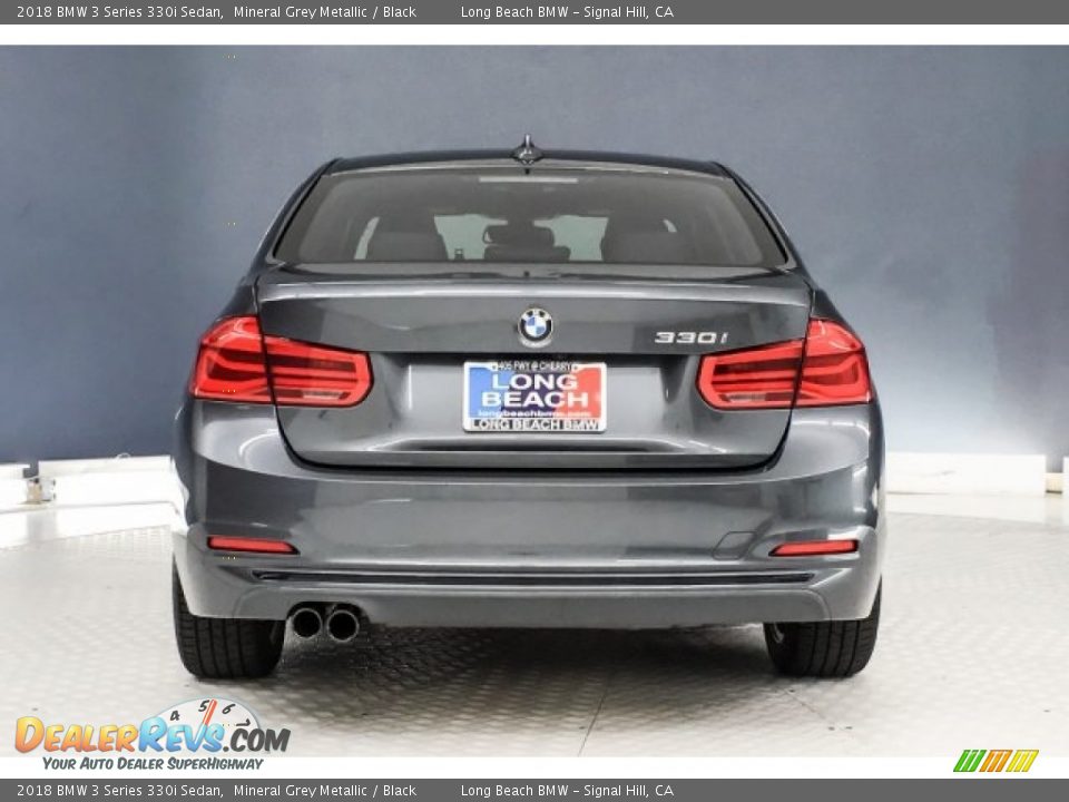 2018 BMW 3 Series 330i Sedan Mineral Grey Metallic / Black Photo #3
