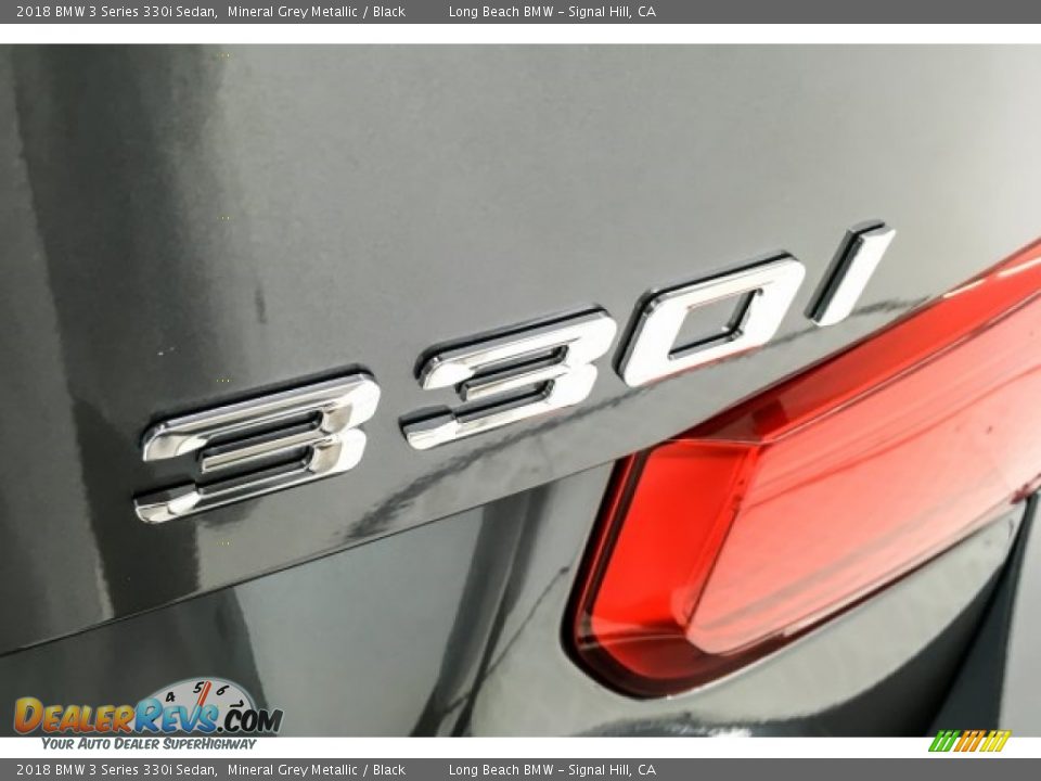 2018 BMW 3 Series 330i Sedan Mineral Grey Metallic / Black Photo #7