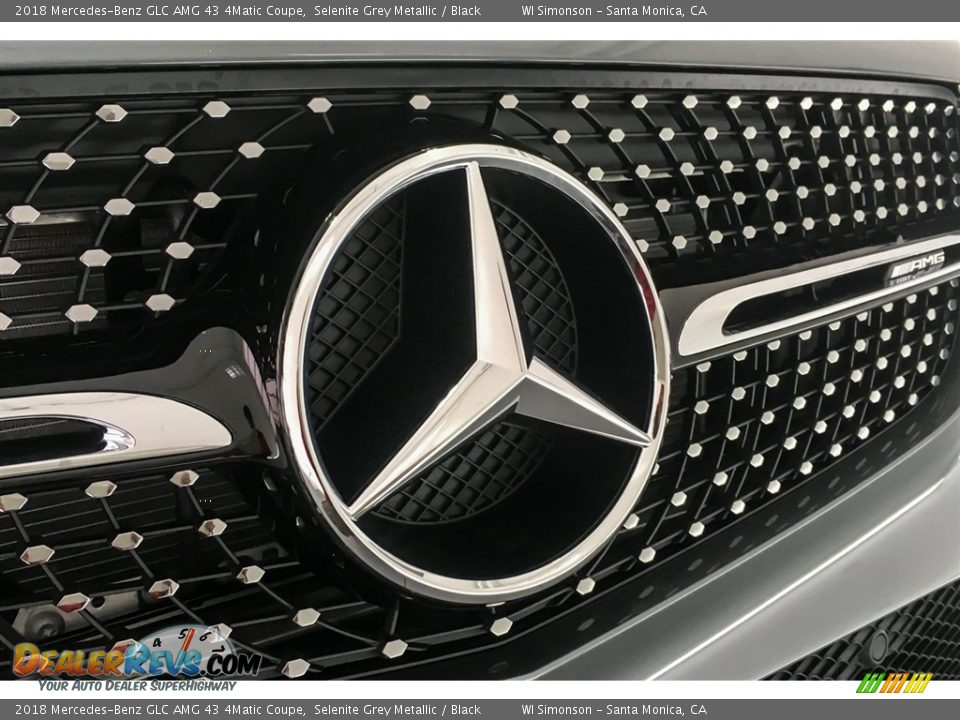 2018 Mercedes-Benz GLC AMG 43 4Matic Coupe Selenite Grey Metallic / Black Photo #33