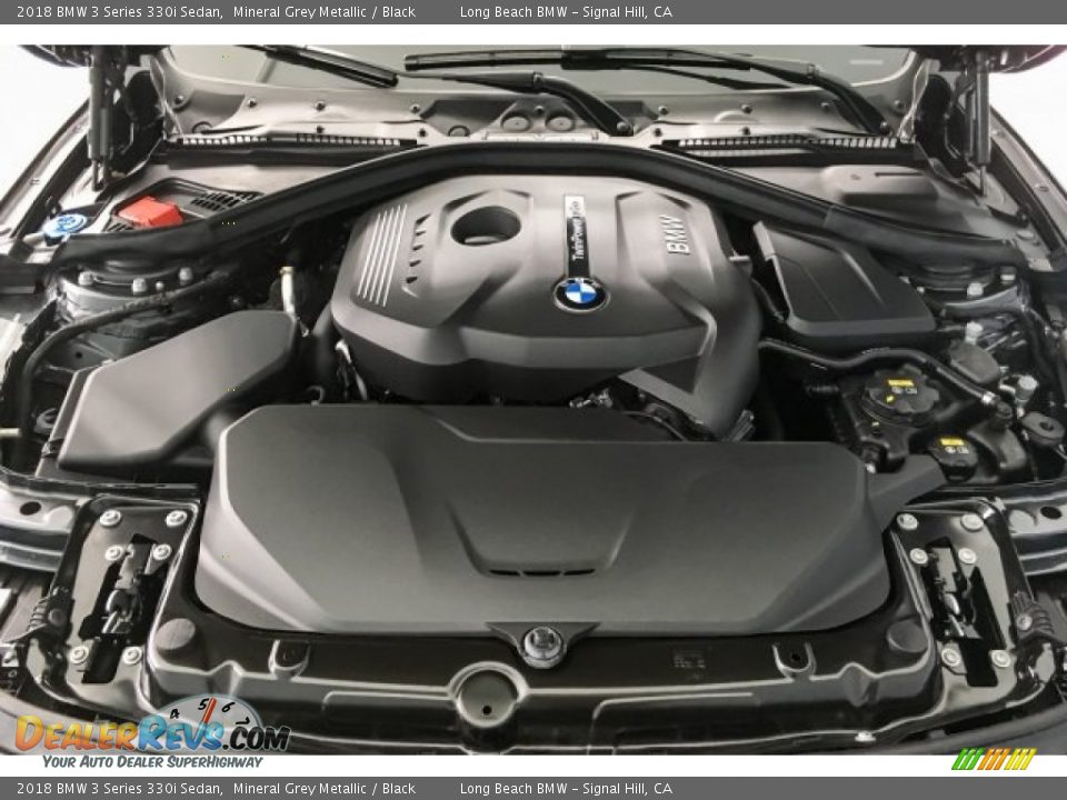 2018 BMW 3 Series 330i Sedan Mineral Grey Metallic / Black Photo #9