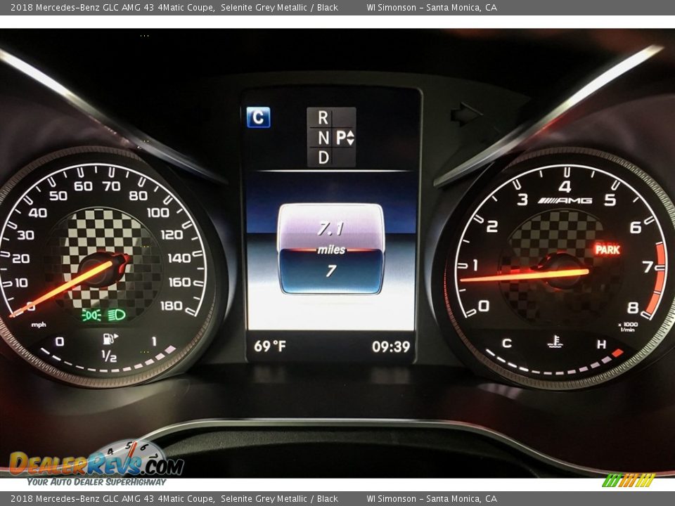 2018 Mercedes-Benz GLC AMG 43 4Matic Coupe Selenite Grey Metallic / Black Photo #34