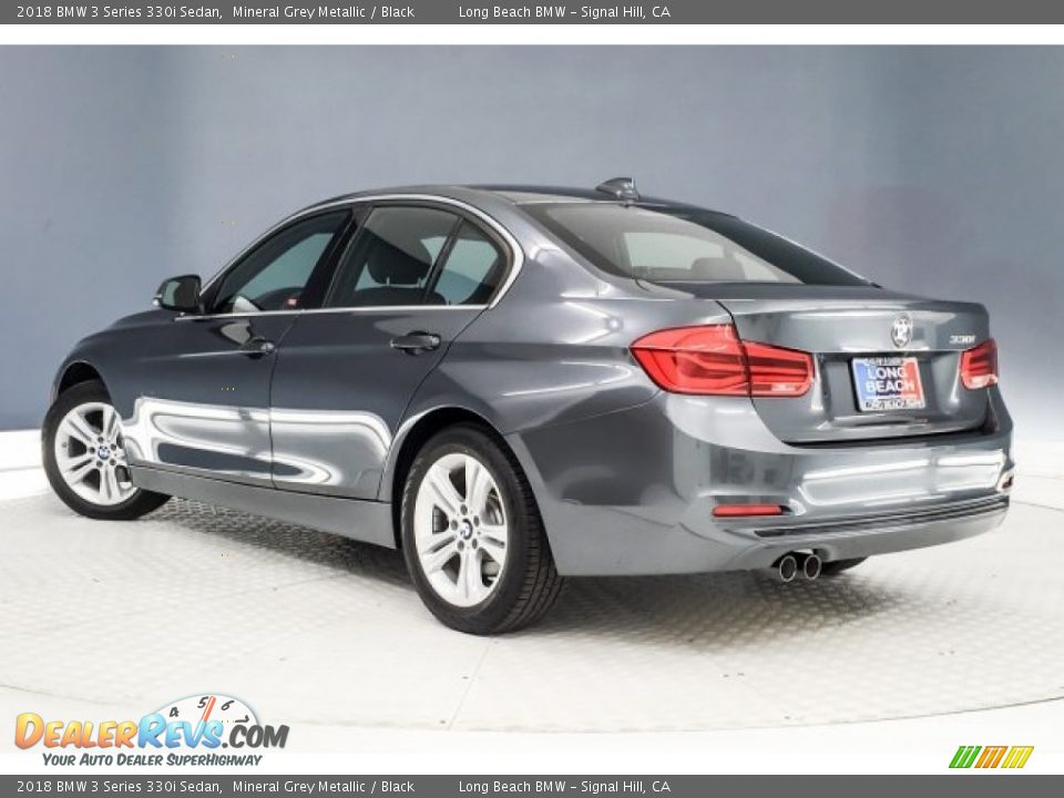 2018 BMW 3 Series 330i Sedan Mineral Grey Metallic / Black Photo #10