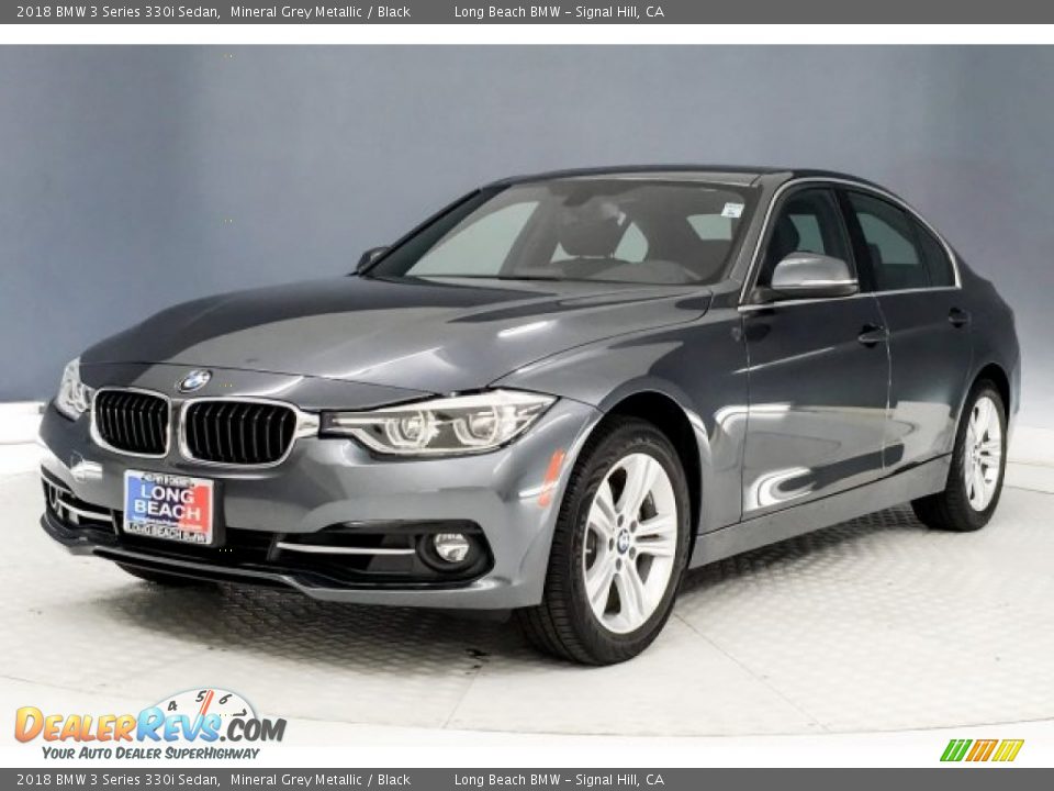 2018 BMW 3 Series 330i Sedan Mineral Grey Metallic / Black Photo #13
