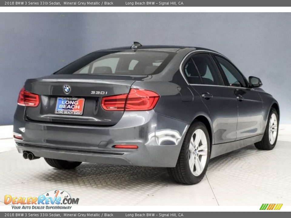 2018 BMW 3 Series 330i Sedan Mineral Grey Metallic / Black Photo #15