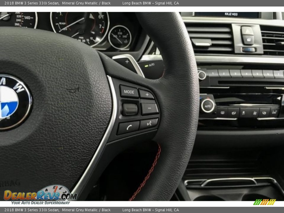 2018 BMW 3 Series 330i Sedan Mineral Grey Metallic / Black Photo #17