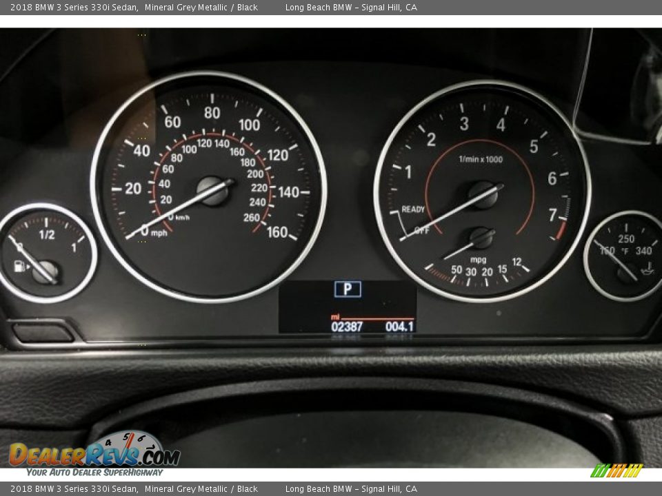 2018 BMW 3 Series 330i Sedan Mineral Grey Metallic / Black Photo #18