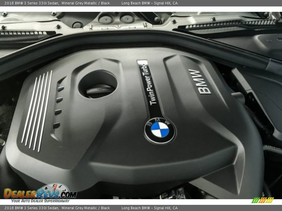 2018 BMW 3 Series 330i Sedan Mineral Grey Metallic / Black Photo #28