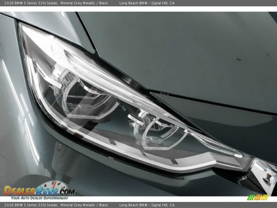 2018 BMW 3 Series 330i Sedan Mineral Grey Metallic / Black Photo #29