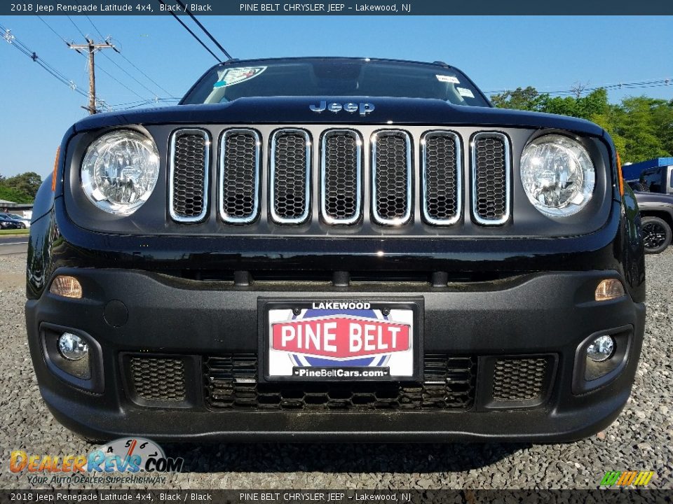 2018 Jeep Renegade Latitude 4x4 Black / Black Photo #2