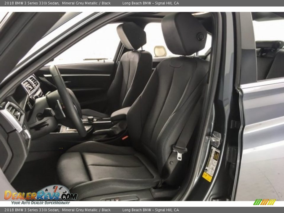 2018 BMW 3 Series 330i Sedan Mineral Grey Metallic / Black Photo #33