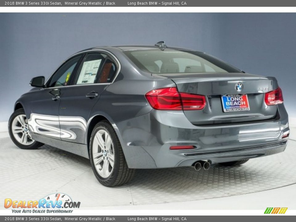 2018 BMW 3 Series 330i Sedan Mineral Grey Metallic / Black Photo #4
