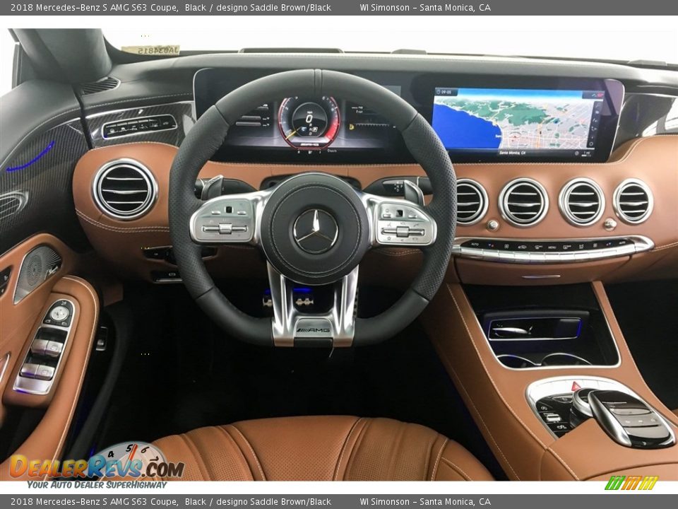Dashboard of 2018 Mercedes-Benz S AMG S63 Coupe Photo #4