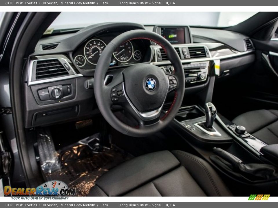 2018 BMW 3 Series 330i Sedan Mineral Grey Metallic / Black Photo #6