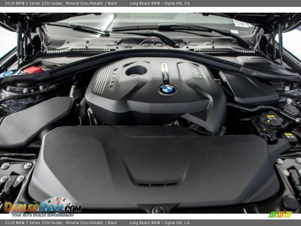 2018 BMW 3 Series 330i Sedan Mineral Grey Metallic / Black Photo #8