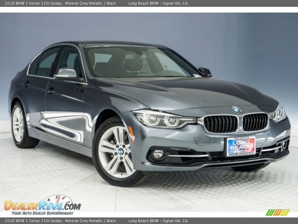 2018 BMW 3 Series 330i Sedan Mineral Grey Metallic / Black Photo #11