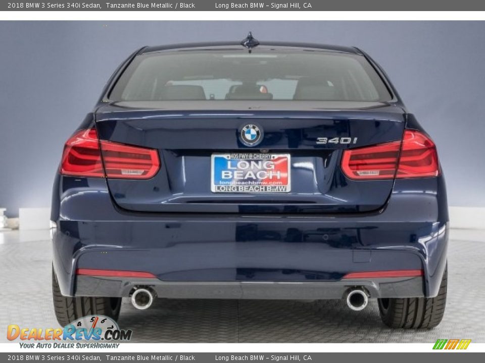 2018 BMW 3 Series 340i Sedan Tanzanite Blue Metallic / Black Photo #9