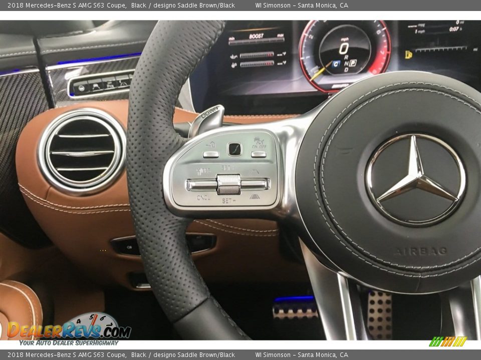 2018 Mercedes-Benz S AMG S63 Coupe Steering Wheel Photo #18