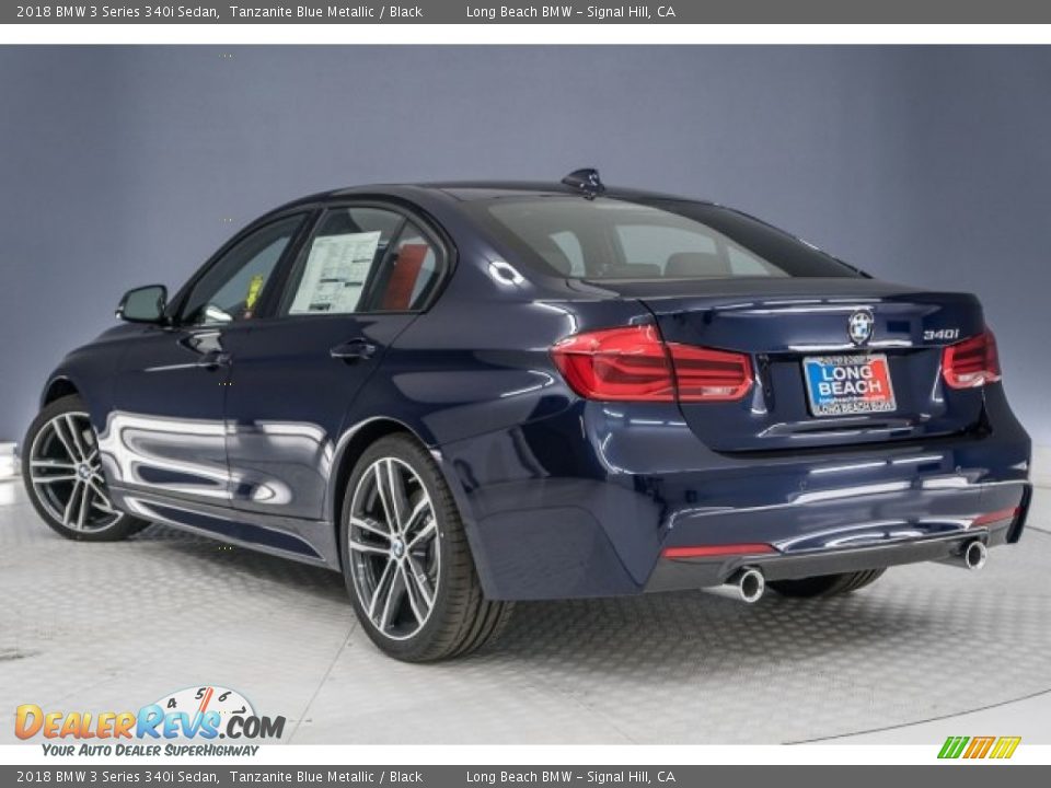 2018 BMW 3 Series 340i Sedan Tanzanite Blue Metallic / Black Photo #11