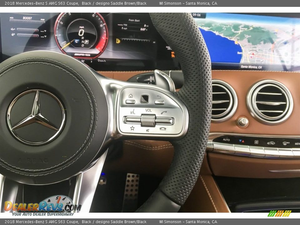 2018 Mercedes-Benz S AMG S63 Coupe Steering Wheel Photo #19