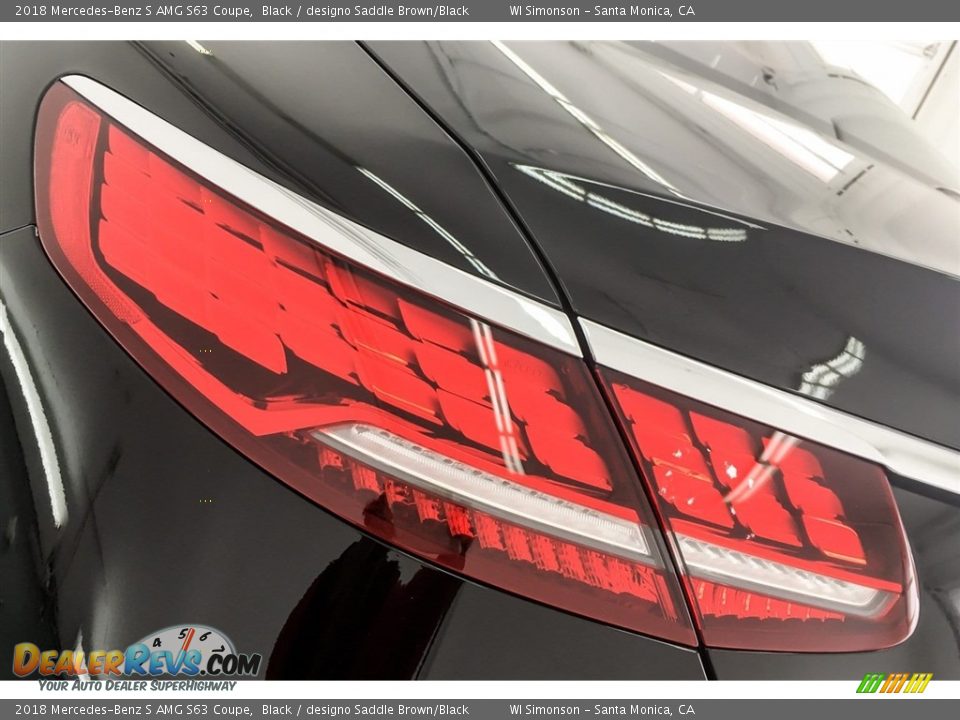 2018 Mercedes-Benz S AMG S63 Coupe Black / designo Saddle Brown/Black Photo #25