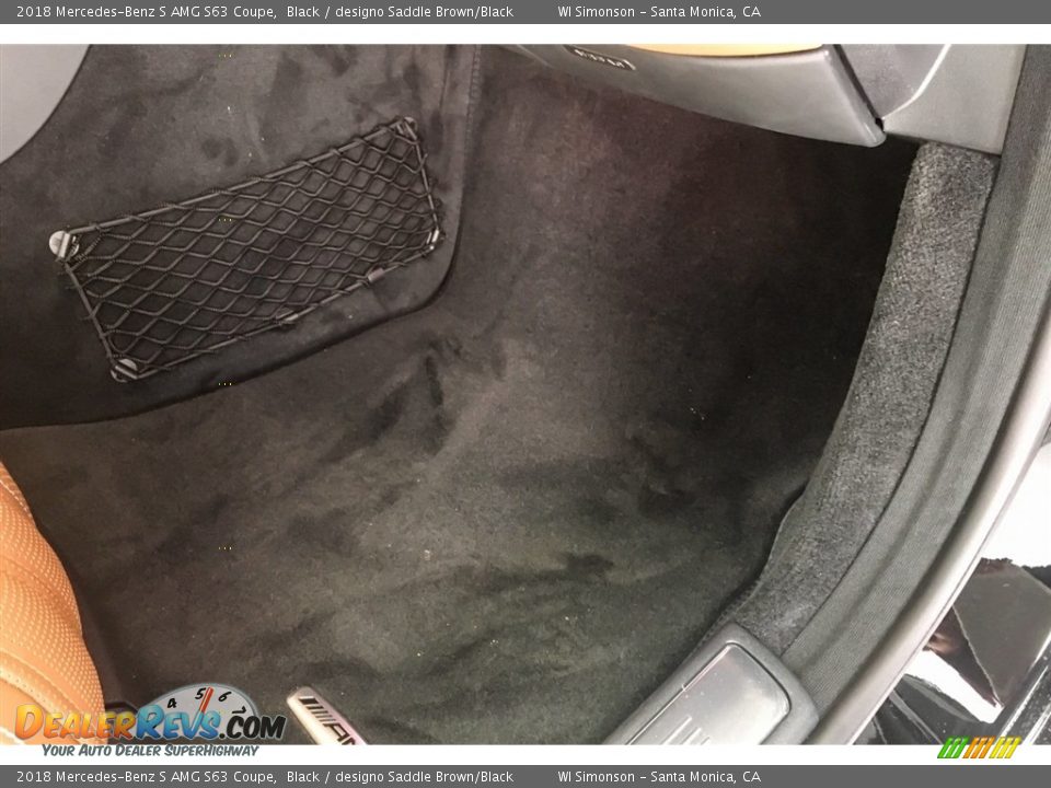 2018 Mercedes-Benz S AMG S63 Coupe Black / designo Saddle Brown/Black Photo #29