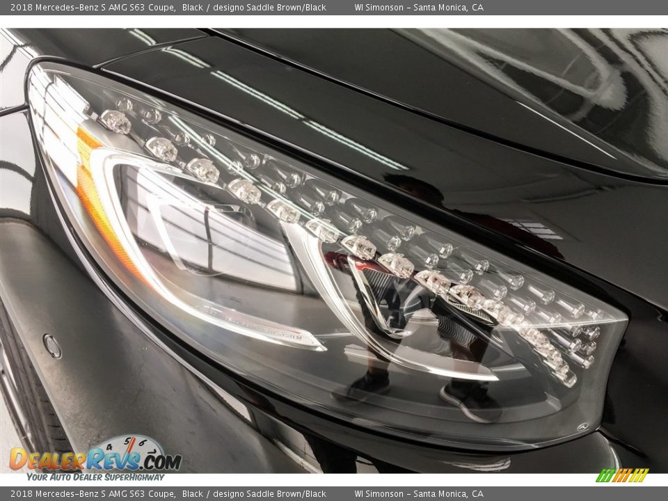 2018 Mercedes-Benz S AMG S63 Coupe Black / designo Saddle Brown/Black Photo #32