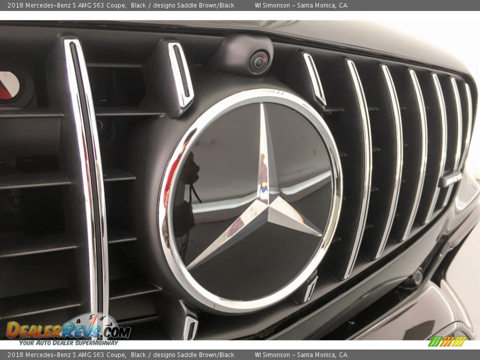 2018 Mercedes-Benz S AMG S63 Coupe Black / designo Saddle Brown/Black Photo #33