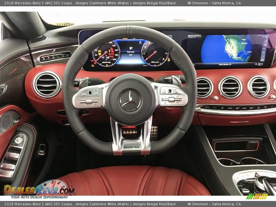2018 Mercedes-Benz S AMG S63 Coupe Steering Wheel Photo #4